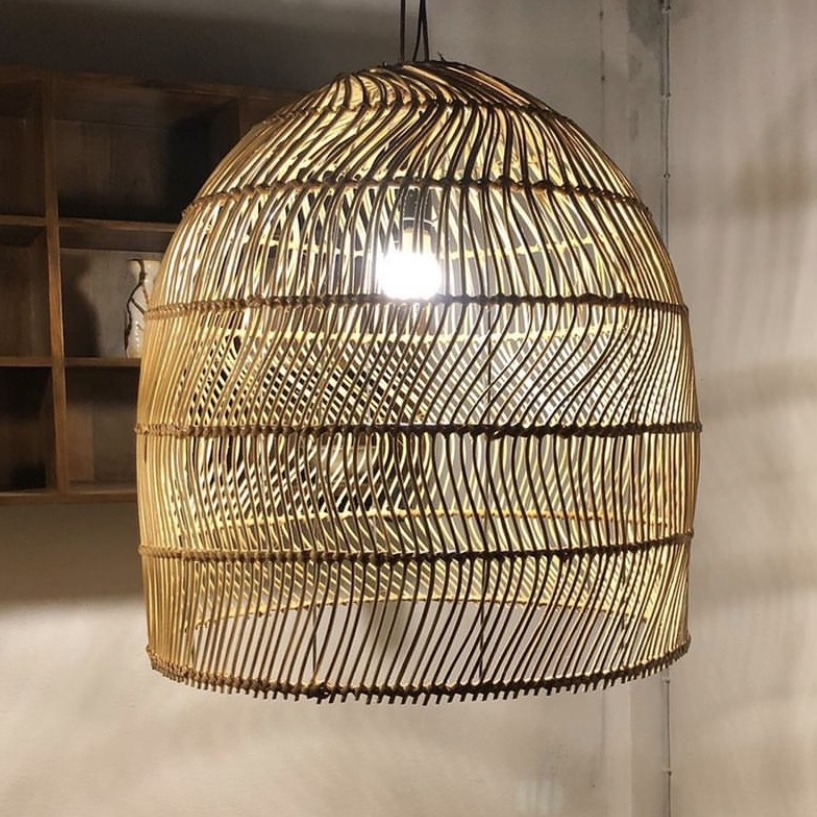Coop Rattan Lamp